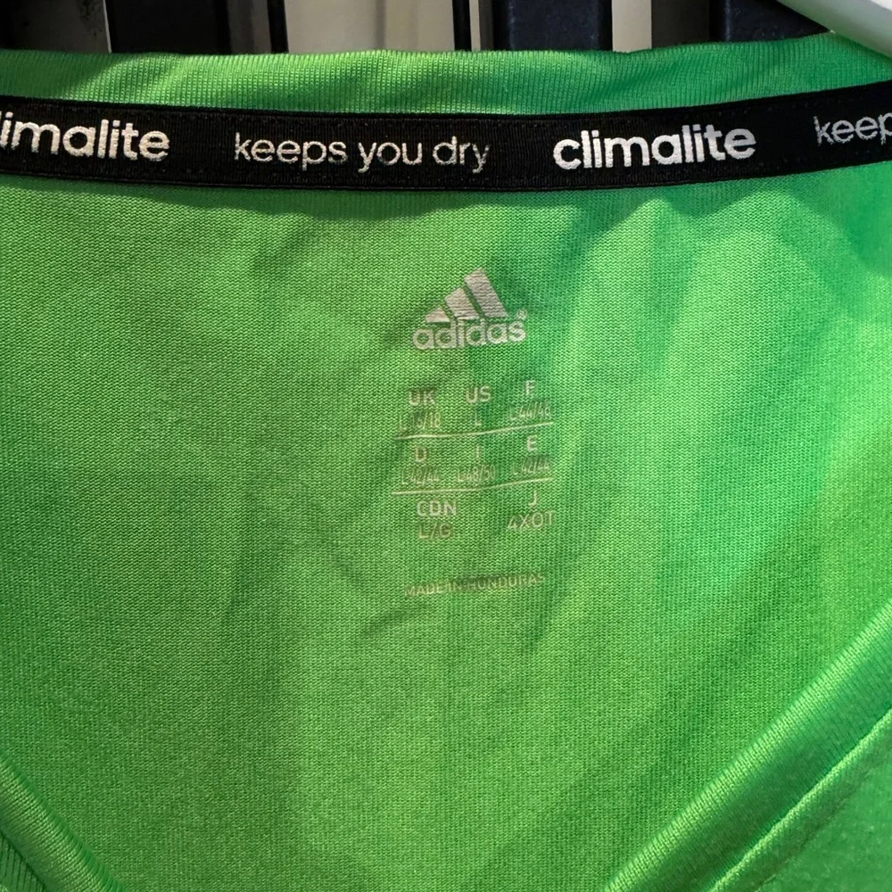 adidas Green Short Sleeve‎ Tee